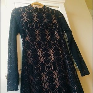NWT Black Lace Collinwood Valentino Forever 21